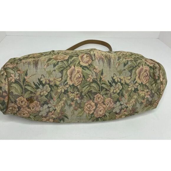 Vintage Empress Bags Handbag Floral Tapestry 1950's - Picture 11 of 12